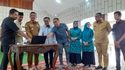 Bawaslu dan Pemkab Solok Selatan launching posko pengawalan hak pilih masyarakat secara online di Auala Sarantau Sasurambi Kantor Bupati Solsel