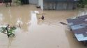 Kondisi banjir di Kampuang Tarandam, Solok Selatan Minggu (19/3) pagi.
