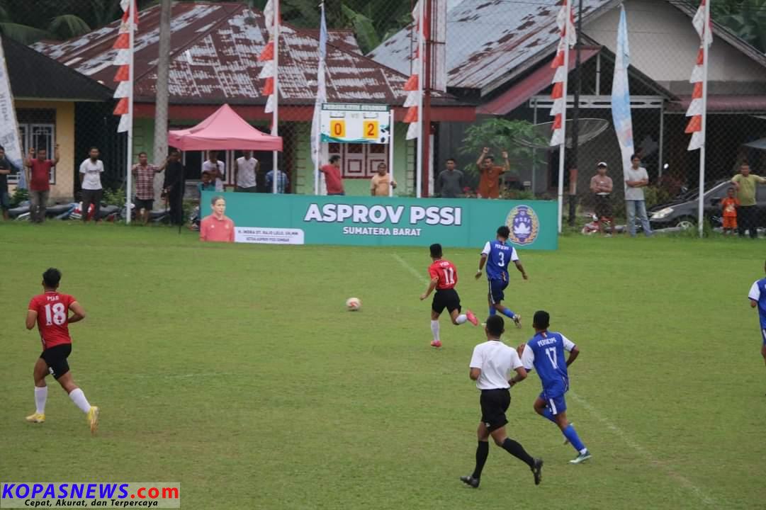 Pertandingan Persikopa vs PSKB Bukittinggi berakhir dengan skor 2-0 Piala Soeratin 2023