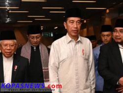 Presiden Jokowi dan Wapres Ma’ruf Amin Sholat Idul Fitri di Masjid Istiqlal